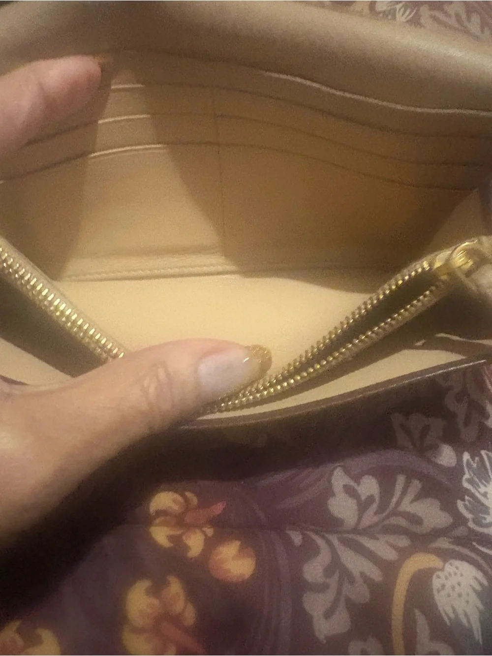 Prada Brown Leather Long Continental Wallet with Gold Logo